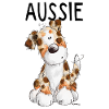 Fröhlicher Aussie - Australian Shepherd - Geschenk
