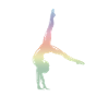 Gymnast floor gymnastics