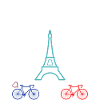 Biking in Paris