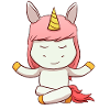 Méditation licorne