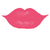 Madame Lips Big white