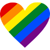 Regenbogen Herz