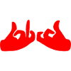 Blood Gang signs