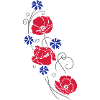 Coquelicots. Design d'été.