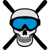 Skiing Skull