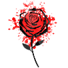 rose red design