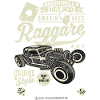 Raggare T-shirt Rockabilly Design för fans