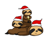 Sloth Christmas Christmas sloths