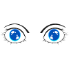 blaue Augen