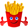 Happy Fries (Thumbs up)