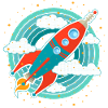 Retro Rocket (circles)