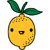 Kawaii lemon fruit