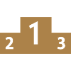 Winner podium