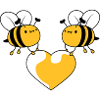 2 bees in love