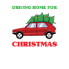 Weihnachten Auto Driving Home