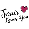 jésus t'aime coeur