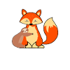 Fox sloth hug
