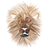 lion White brown