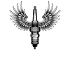 Biker motorcycle spark plug
