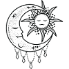 sun moon sun moon good night meditation crescent