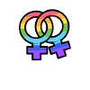 LGBT Flagge Lesbenstolz
