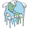 Melting earth