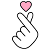 KPOP, KOREAN HEART SYMBOL