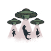 Ufo dinosaurer er kidnappet af Ufo fremmede