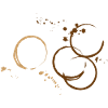 Kaffee Kaffeeränder Kleckse
