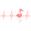 Flamingo EKG design
