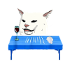 Laisse la neige pull de Noël laid de chat