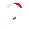 Weihnachtsgleitschirmfliegen-Geschenke - Gleitschirm