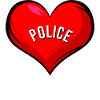 Police heart love