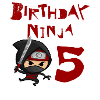 5th Birthday Ninja 5
