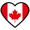 kanada flagge herz