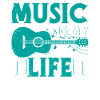 Music is my life graphic
