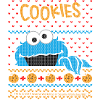 Sesame Street Cookie Monster Ugly Xmas