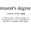 Master's Degree Definition Dictiona