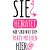 sie heiratet wir party machen