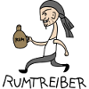 Pirat mit Rum