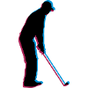 3D Silhouette Golf