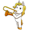 Einhorn Posaune
