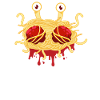 Flying spaghetti monster FSM pastafarian