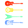Retro guitars