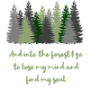 Wald Spruch Wanderer Förster