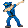 Dabbing police
