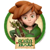 Robin Hood Schlitzohr Von Sherwood Lächelnd