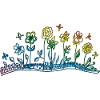Bunte blumen