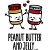 Peanut butter and jelly