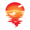 Kitesurfing kiteboarding sunset sun